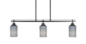 Odyssey Three Light Island Pendant in Matte Black (200|2636-MB-4062)