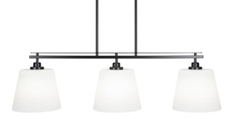 Odyssey Three Light Island Pendant in Matte Black (200|2636-MB-4081)