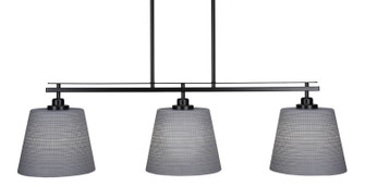 Odyssey Three Light Island Pendant in Matte Black (200|2636-MB-4082)