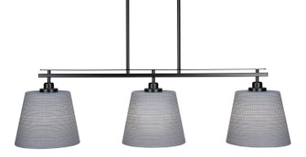 Odyssey Three Light Island Pendant in Matte Black (200|2636-MB-4082)