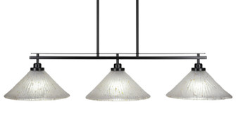 Odyssey Three Light Island Pendant in Matte Black (200|2636-MB-701)