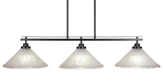 Odyssey Three Light Island Pendant in Matte Black (200|2636-MB-701)