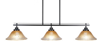 Odyssey Three Light Island Pendant in Matte Black (200|2636-MB-730)