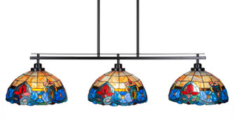 Odyssey Three Light Island Pendant in Matte Black (200|2636-MB-9359)