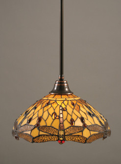 Stem One Light Pendant in Black Copper (200|26-BC-946)