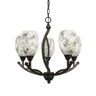 Bow Five Light Chandelier in Bronze (200|275-BRZ-5054)