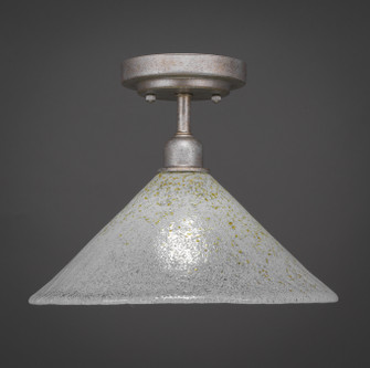 Vintage One Light Semi Flush in Aged Silver (200|280-AS-702)