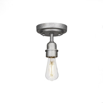 Vintage LED Semi-Flush Mount in Aged Silver (200|280-AS-LED18C)