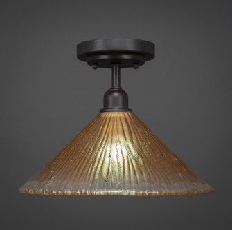 Vintage One Light Semi Flush in Dark Granite (200|280-DG-700)