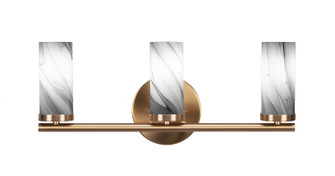 Trinity Three Light Bath Bar in New Age Brass (200|2813-NAB-802B)