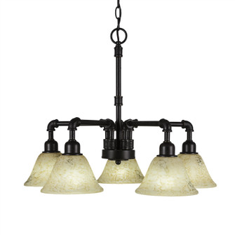 Vintage Five Light Chandelier in Dark Granite (200|285-DG-508)