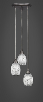 Europa Three Light Cluster Pendalier in Brushed Nickel (200|28-BN-4165)
