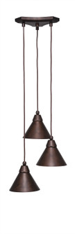 Europa Three Light Mini Pendant in Bronze (200|28-BRZ-421)