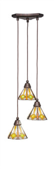 Any Three Light Mini Pendant in Bronze (200|28-BRZ-9615)