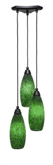Europa Three Light Mini Pendant in Matte Black (200|28-MB-5067)