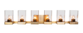 Nouvelle Six Light Bath Bar in New Age Brass (200|3126-NAB-530)