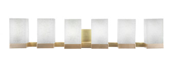 Nouvelle Six Light Bath Bar in New Age Brass (200|3126-NAB-531)