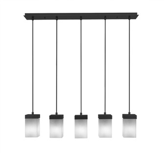 Nouvelle Five Light Linear Pendalier in Espresso (200|3215-ES-531)