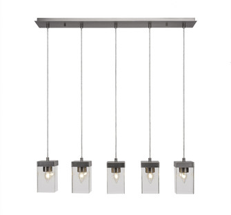 Nouvelle Five Light Linear Pendalier in Graphite (200|3215-GP-530)