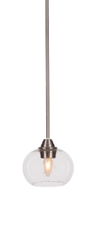 Paramount One Light Mini Pendant in Brushed Nickel (200|3401-BN-202)