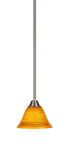 Paramount One Light Mini Pendant in Brushed Nickel (200|3401-BN-454)