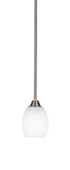 Paramount One Light Mini Pendant in Brushed Nickel (200|3401-BN-615)