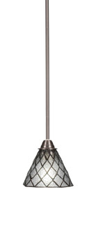 Paramount One Light Mini Pendant in Brushed Nickel (200|3401-BN-9185)