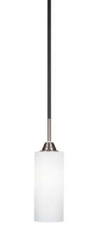 Paramount One Light Mini Pendant in Matte Black & Brushed Nickel (200|3401-MBBN-4091)