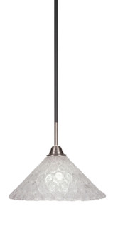 Paramount One Light Pendant in Matte Black & Brushed Nickel (200|3401-MBBN-441)