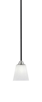 Paramount One Light Mini Pendant in Matte Black & Brushed Nickel (200|3401-MBBN-460)
