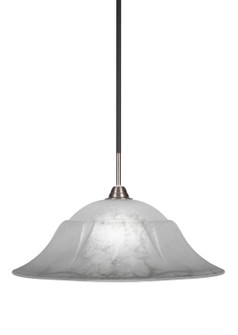 Paramount One Light Pendant in Matte Black & Brushed Nickel (200|3401-MBBN-53815)