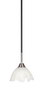 Paramount One Light Mini Pendant in Matte Black & Brushed Nickel (200|3401-MBBN-755)