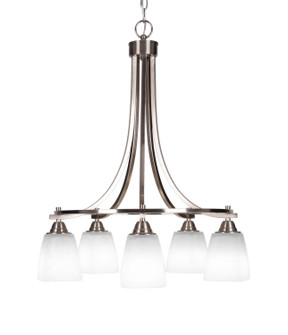 Paramount Five Light Chandelier in Brushed Nickel (200|3415-BN-460)