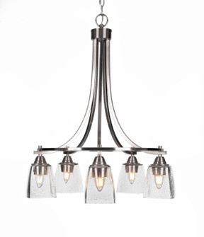 Paramount Five Light Chandelier in Brushed Nickel (200|3415-BN-461)