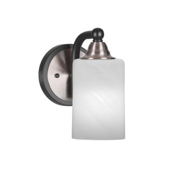 Paramount One Light Wall Sconce in Matte Black & Brushed Nickel (200|3421-MBBN-3001)