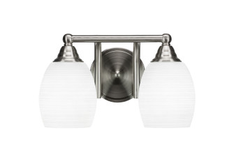 Paramount Two Light Bath Bar in Brushed Nickel (200|3422-BN-4021)