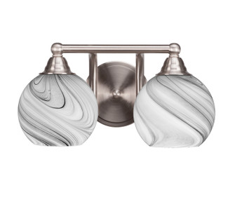 Paramount Two Light Bath Bar in Brushed Nickel (200|3422-BN-4109)