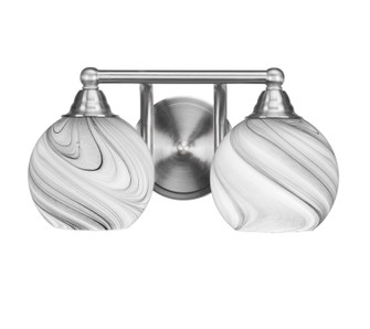 Paramount Two Light Bath Bar in Brushed Nickel (200|3422-BN-4109)