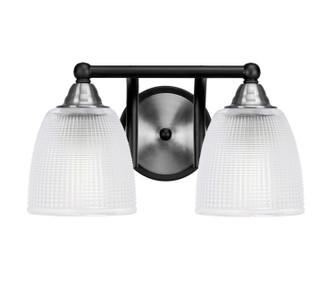 Paramount Two Light Bath Bar in Matte Black & Brushed Nickel (200|3422-MBBN-500)