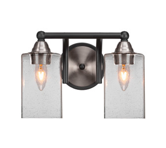 Paramount Two Light Bath Bar in Matte Black & Brushed Nickel (200|3422-MBBN-530)