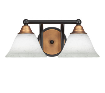 Paramount Two Light Bath Bar in Matte Black & Brass (200|3422-MBBR-311)