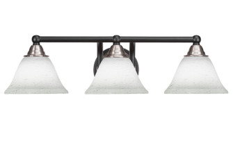 Paramount Three Light Bath Bar in Matte Black & Brushed Nickel (200|3423-MBBN-311)