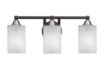 Paramount Three Light Bath Bar in Matte Black & Brushed Nickel (200|3423-MBBN-531)