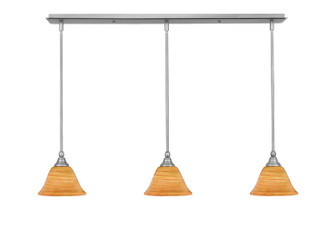 Any Three Light Linear Pendalier in Brushed Nickel (200|36-BN-454)