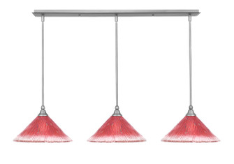 Any Three Light Linear Pendalier in Brushed Nickel (200|36-BN-706)