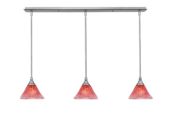 Any Three Light Linear Pendalier in Brushed Nickel (200|36-BN-756)