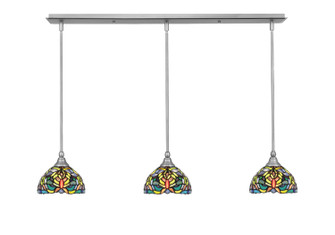 Any Three Light Linear Pendalier in Brushed Nickel (200|36-BN-9905)