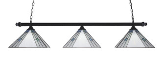 Square/Square Three Light Bar in Matte Black (200|403-MB-953)