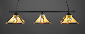 Square Three Light Bar in Matte Black (200|403-MB-986)