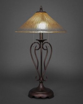Olde Iron Two Light Table Lamp in Bronze (200|42-BRZ-710)